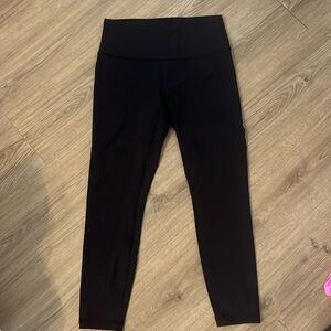 lululemon black wunder train 25”